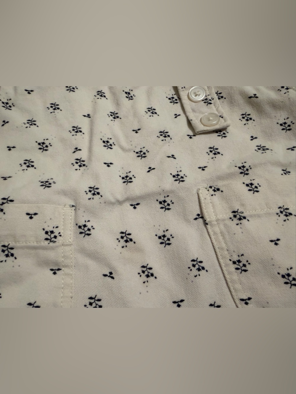 Konges Slojed Cream Floral Pinafore Dress - 3Y - Picture 2 of 4